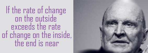 rate of change outside exceeds inside jack welch